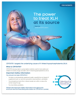 A brochure for adults with XLH