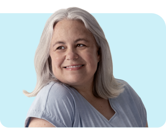 Aly, a person living with XLH, smiling